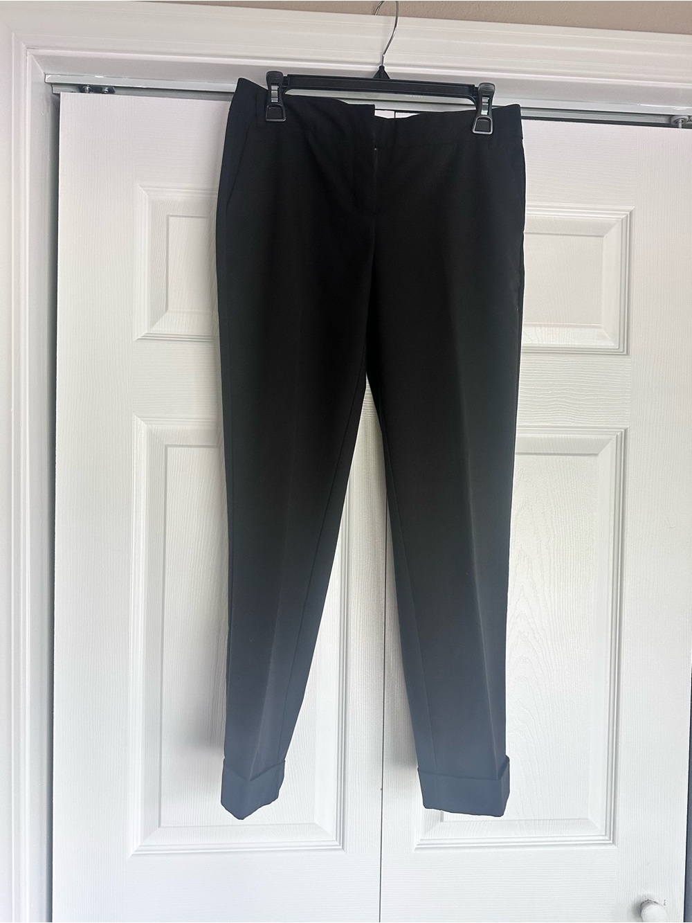 Express Black Straight-Leg Dress Pants